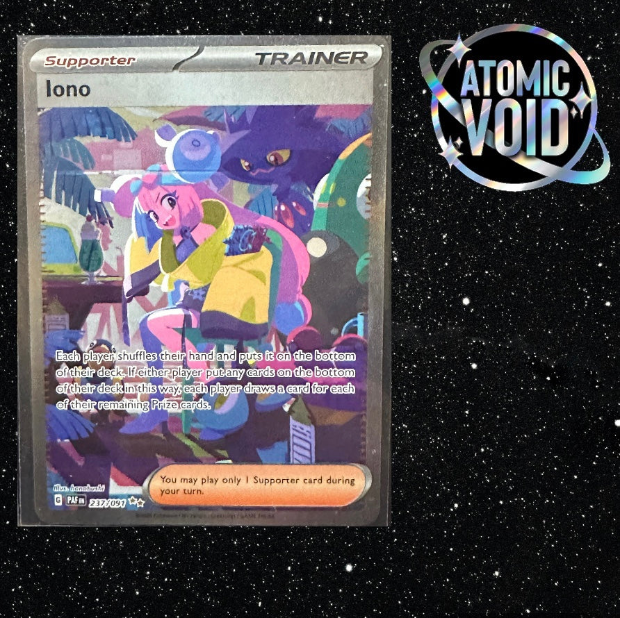 IONO Secret Rare Full Art Holo PALDEAN FATES 237/091