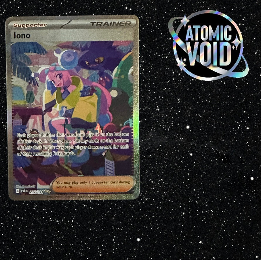 IONO Secret Rare Full Art Holo PALDEAN FATES 237/091