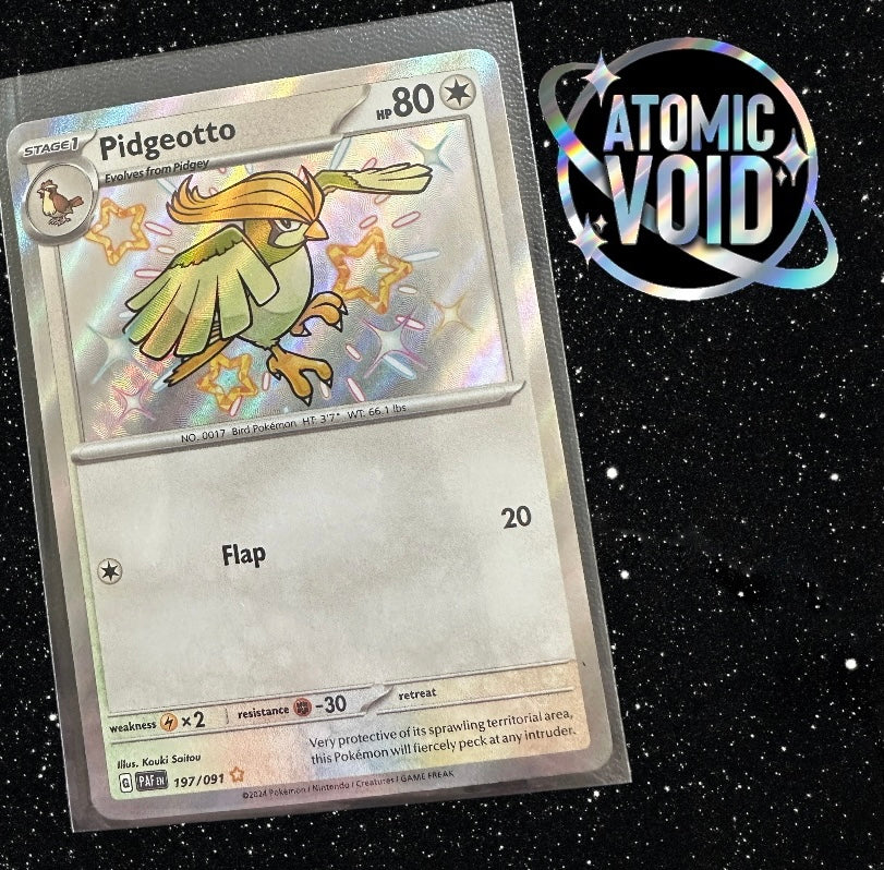 PIDGEOTTO - Shiny Secret Rare - Paldean Fates 197/091