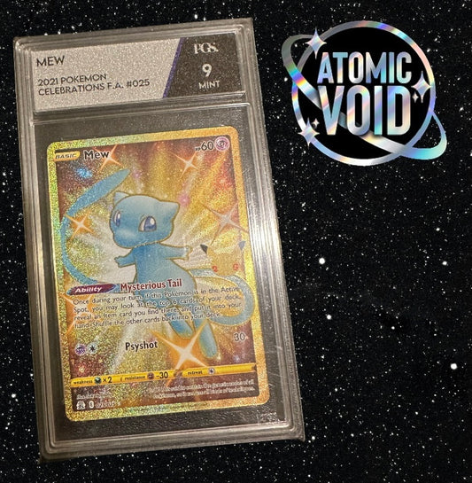 MEW - Celebrations Gold - Full Art 025/025 - Graded PGS 9