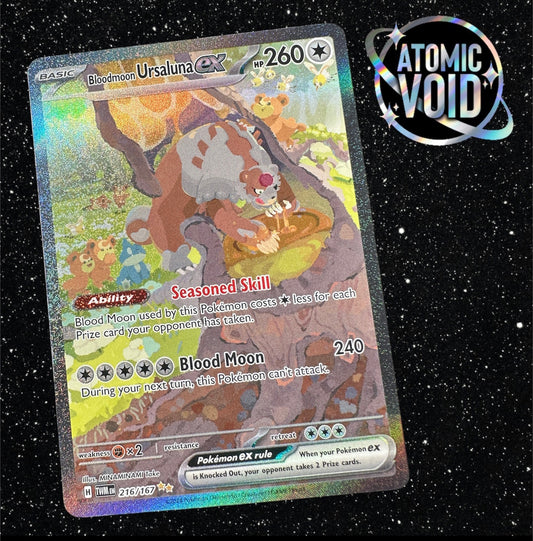 BLOODMOON URSALUNA EX - Twilight Masquerade - Full Art 216/167