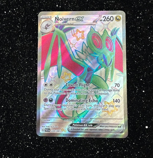 NOIVERN Ex PALDEAN FATES Secret Rare Full Art Holo 220/091