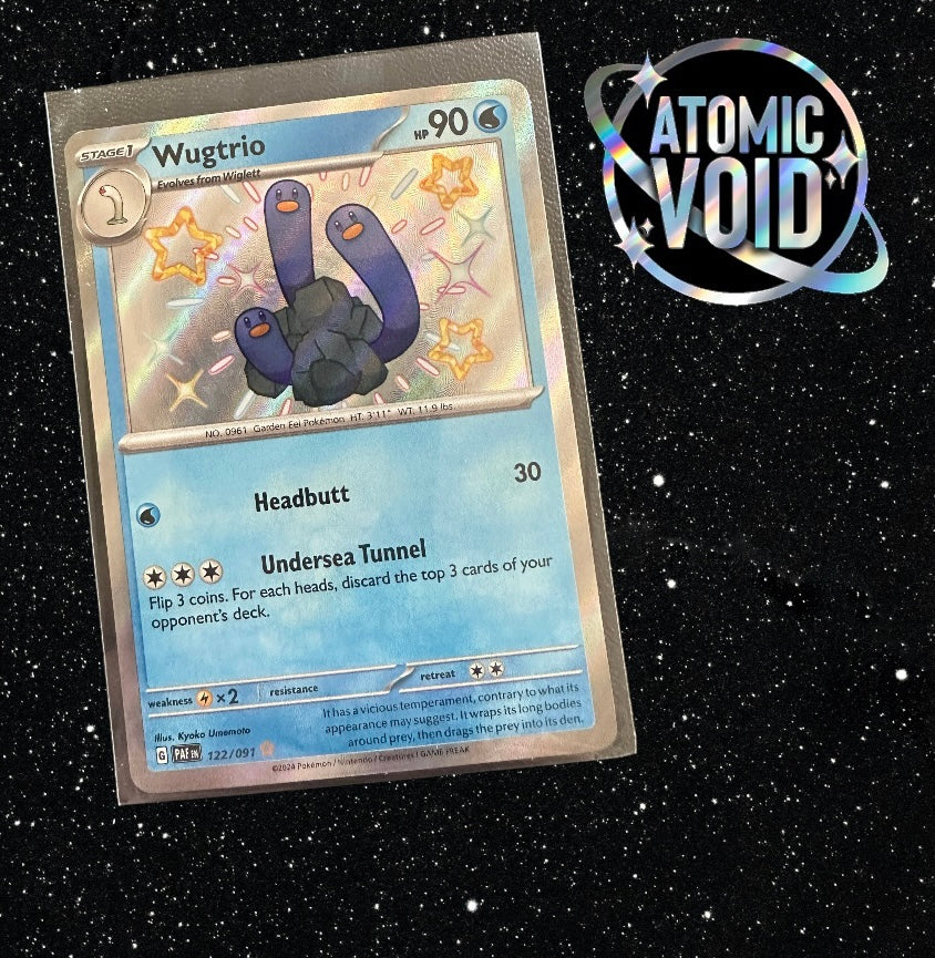 WUGTRIO - Shiny Secret Rare - Paldean Fates 122/091