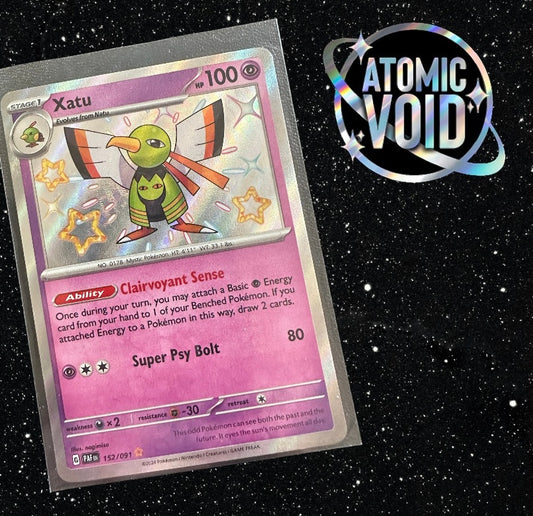 XATU - Shiny Secret Rare - Paldean Fates 152/091