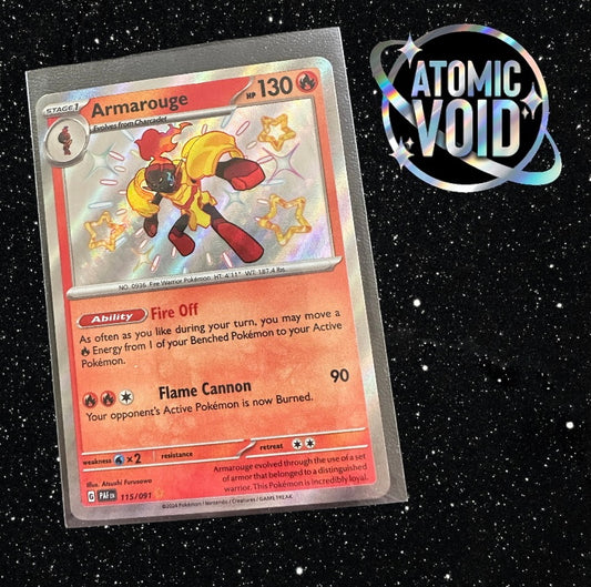 ARMAROUGE - Shiny Secret Rare - Paldean Fates 115/091