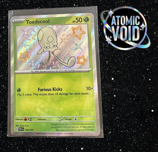 TOEDSCOOL - Shiny Secret Rare - Paldean Fates 105/091