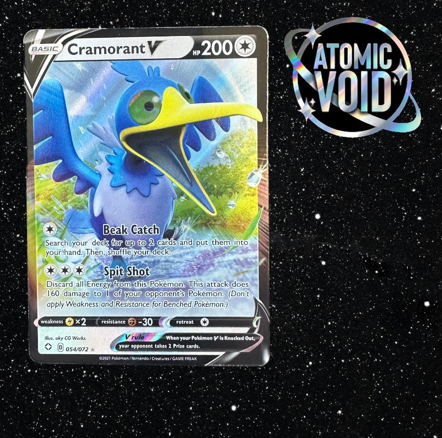 CRAMORANT V Shining Fates Holo 054/072