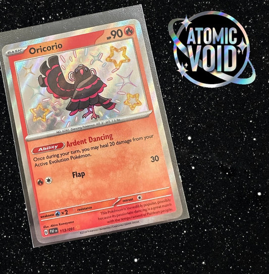 ORICORIA - Shiny Secret Rare - Paldean Fates 113/091