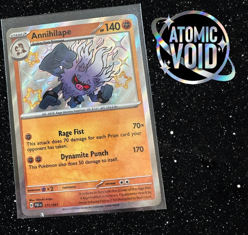 ANNIHILAPE - Shiny Secret Rare - Paldean Fates 171/091