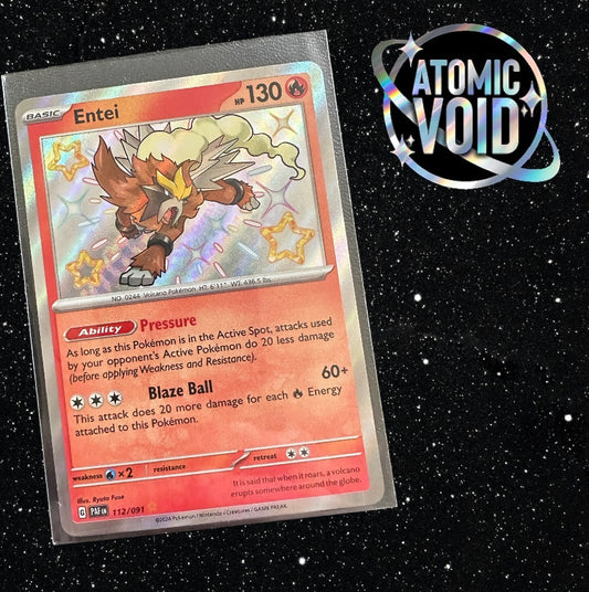 ENTEI - Shiny Secret Rare - Paldean Fates 112/091