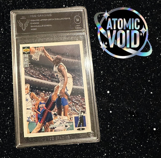 SHAQUILLE O’NEAL - Upper Deck 94/95 - Collector’s Choice #232 Graded TCG 9