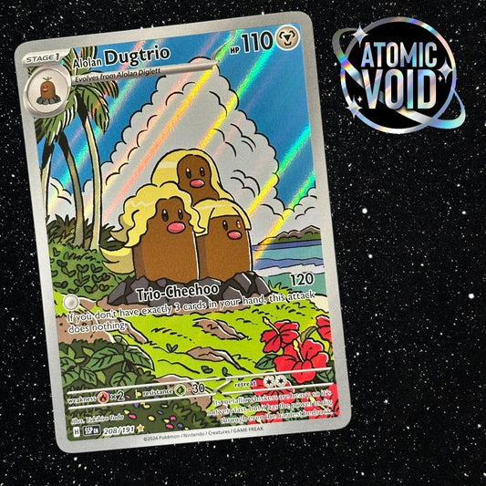 Alolan Dugtrio Full Art - Surging Sparks 208/191