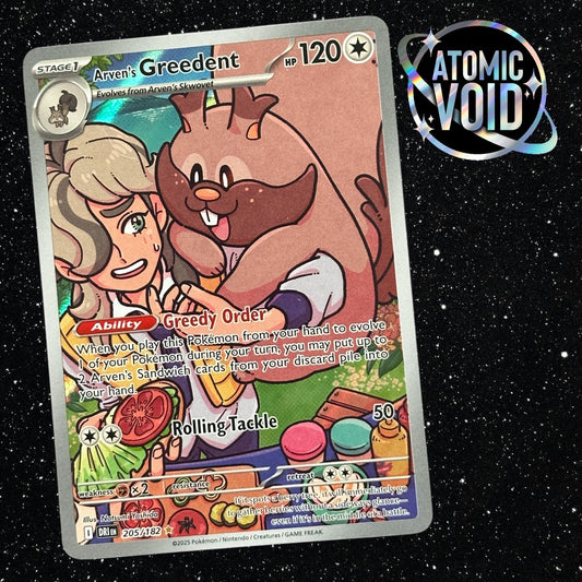 Arven’s Greedent 205/182 - Pokémon Destined Rivals
