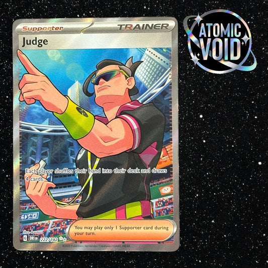 Judge - Full Art - 222/182 - Pokémon Destined Rivals