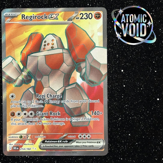 Regirock ex 214/182 - Pokémon Destined Rivals