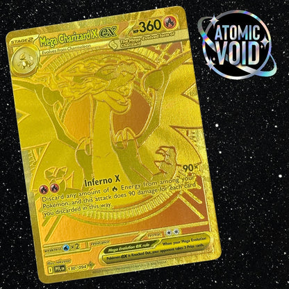 Mega Charizard ex Gold Mega Hyper Rare 130/094 - Phantasmal Flames