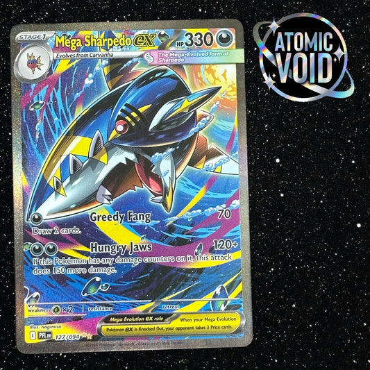 Mega Sharpedo 127/094 - Special Illustration Rare - Phantasmal Flames