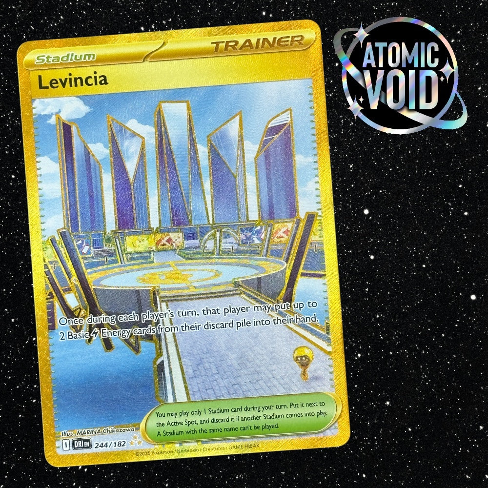 Levincia - Gold Hyper Rare 224/182 - Pokémon Destined Rivals