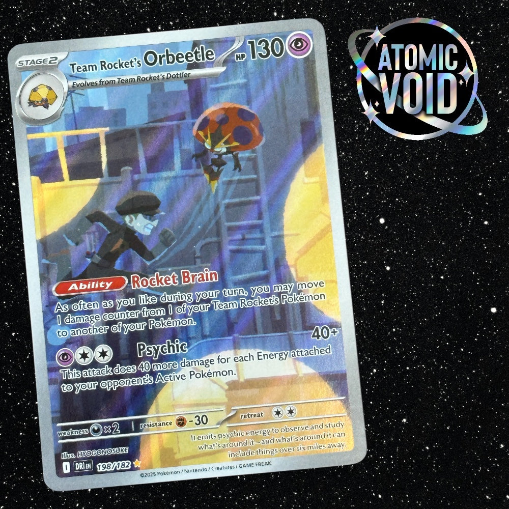 Team Rocket’s Orbeetle 198/182 - Pokémon Destined Rivals