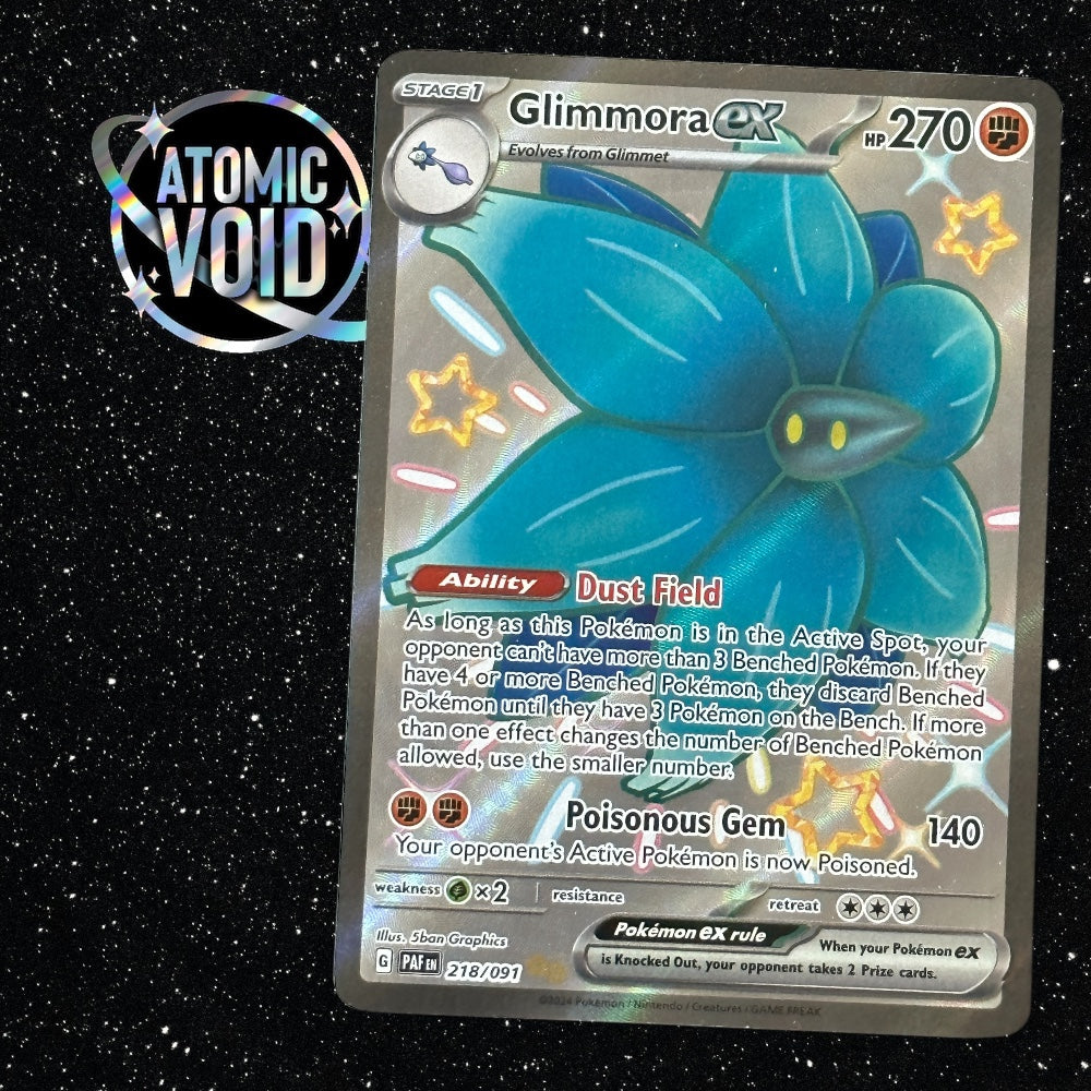 Glimmora ex Full Art - Paldean Fates 218/091