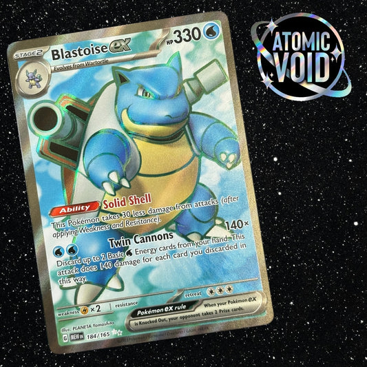 Blastoise Full Art 184/165 - Pokémon 151
