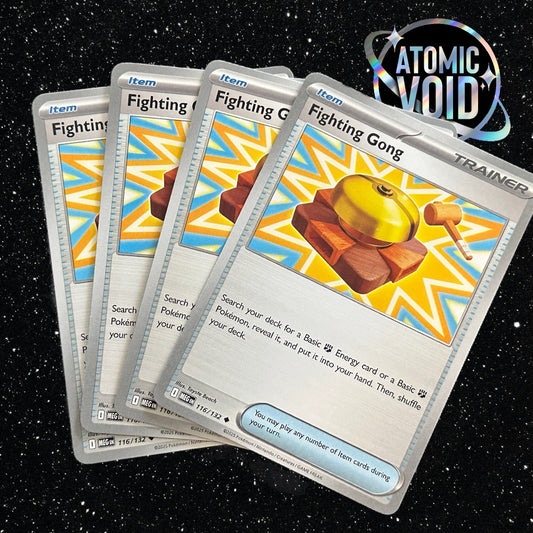 Fighting Gong 116/132 MEG Trainer Play Set - 4 x Cards