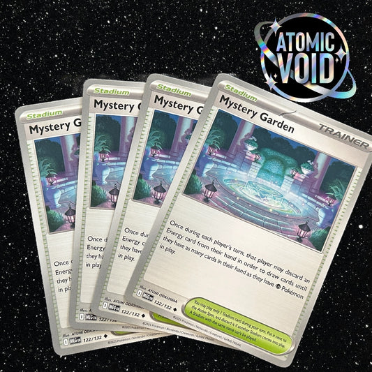 Mystery Garden 122/132 MEG Trainer Play Set - 4 x Cards