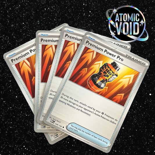 Premium Power Pro 124/132 MEG Trainer Play Set - 4 x Cards