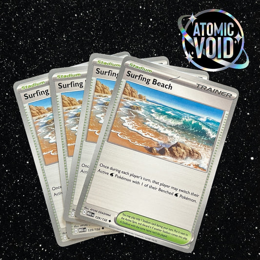 Surfing Beach 129/132 MEG Trainer Play Set - 4 x Cards