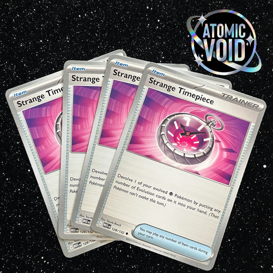 Strange Timepiece 128/132 MEG Trainer Play Set - 4 x Cards