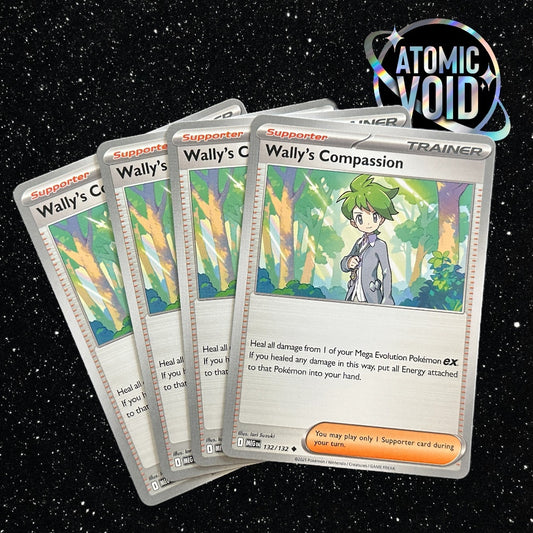 Wally’s Compassion 132/132 MEG Trainer Play Set - 4 x Cards