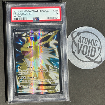 2017 Jolteon EX XY Generations Mega Powers Collide Promo Holo PSA 7