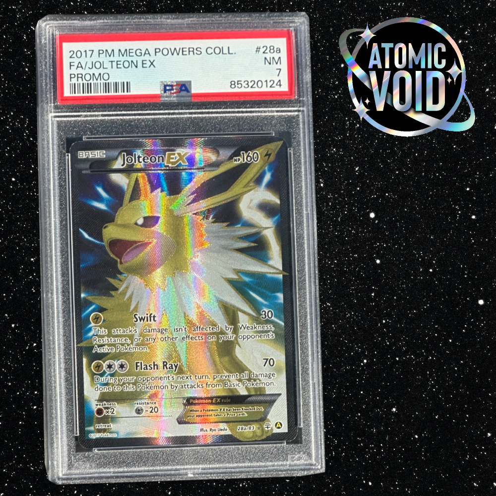 2017 Jolteon EX XY Generations Mega Powers Collide Promo Holo PSA 7