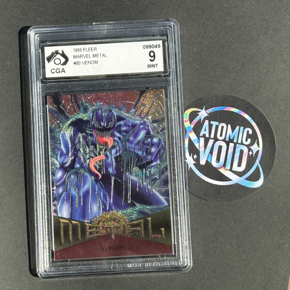 Venom 1995 FLEER Marvel Metal #80 Graded CGA 9